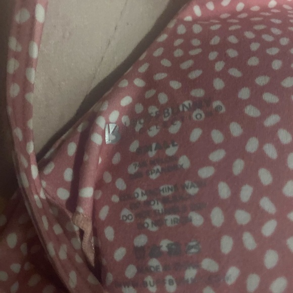 🌸BUFFBUNNY PINK Bossy Print/Pink Dalmatian🖤Small Monarch Bra & M Legging Set🌸 - Picture 9 of 13